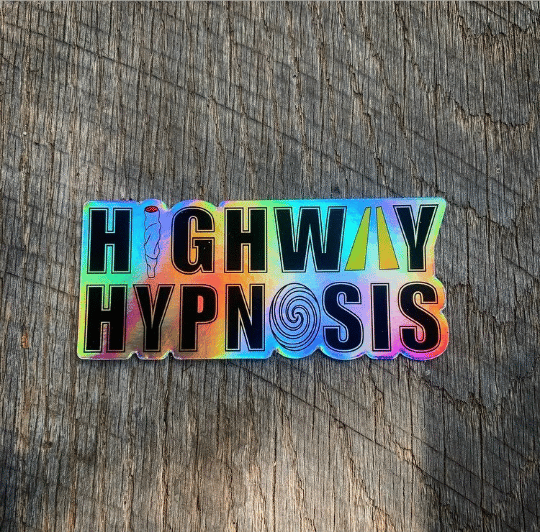 Image of Billy Strings fan art - Highway Hypnosis sticker