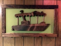 Image 2 of Jungle Boat carving