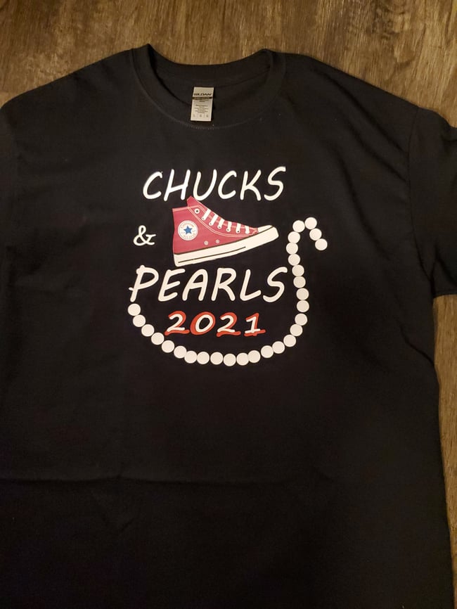 Chucks & Pearls TSHIRT Honey BWear Apparel