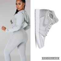 Image 1 of Grey Body Con Set