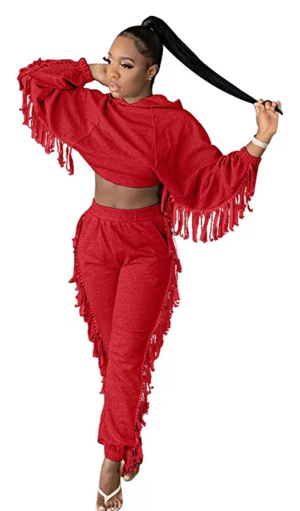 Image of Tassel Red