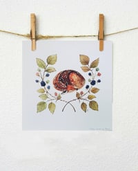 Image 2 of Fawn Watercolor Illustration PRINT 