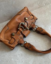 Image 2 of WARM TAN LEATHER BAG