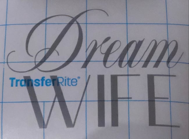 DREAM WIFE Vinyl Lettering (Decal)