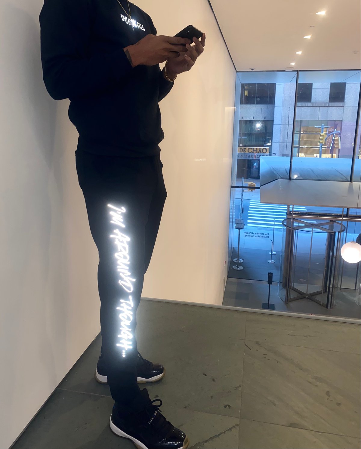 3m reflective sweatpants