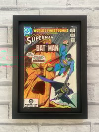 Image 1 of Superman and Batman, framed complete vintage DC comic, No 291 May 1983