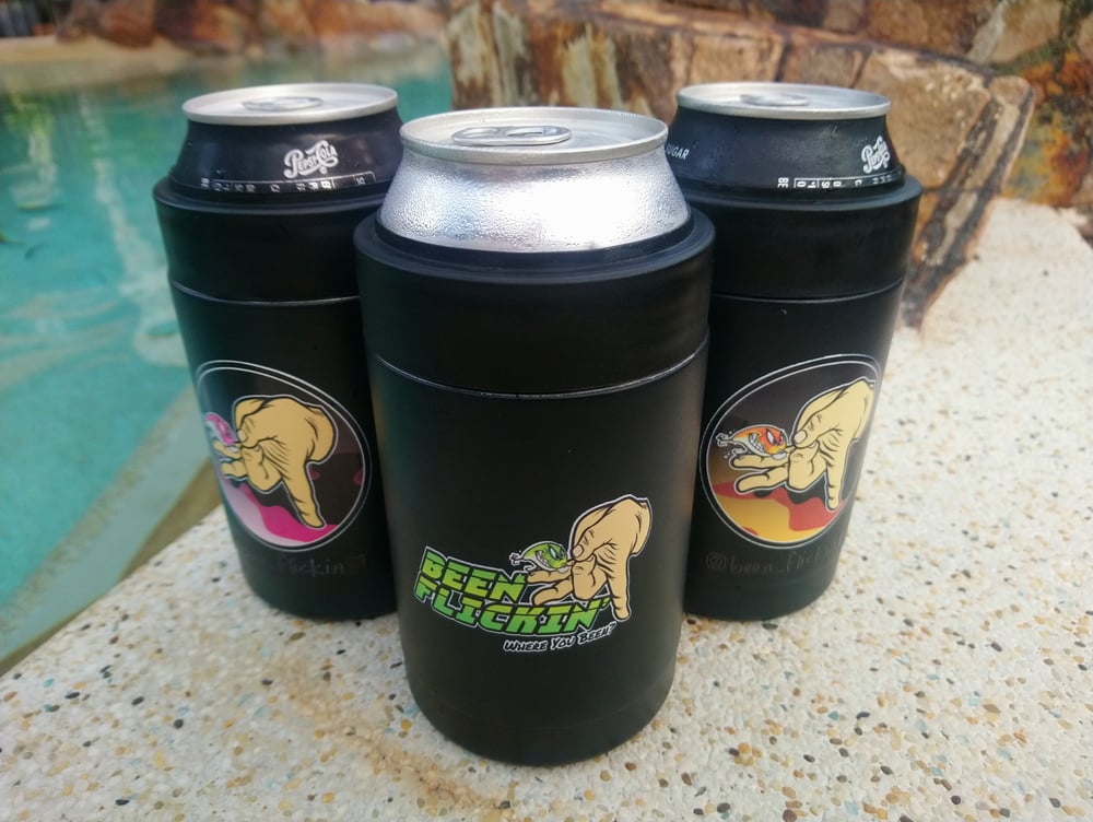 Been Flickin' Stainless Steel Insulated Stubby Holder