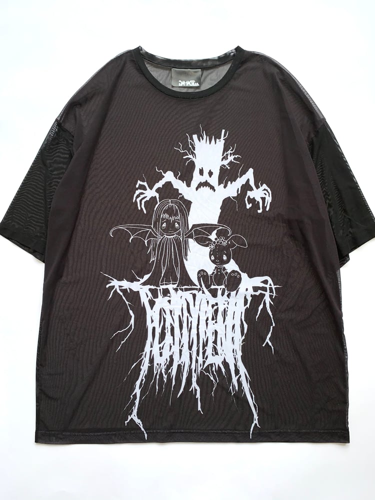 Image of Purgatory /// Torment’ oversize mesh tee