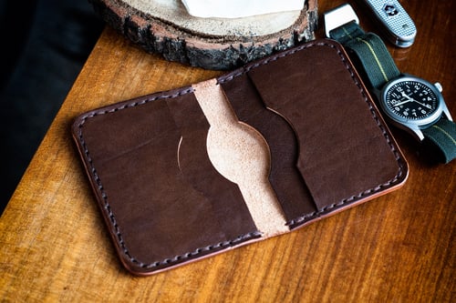 Image of Corsair — "Thoroughbred" Italian Cowhide Leather Front Pocket Wallet