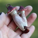 Image 3 of Mushroom Necklace with Garnet