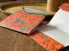 Marbled Notebook Poppy Red (a) Canson Mi-Teintes Collection