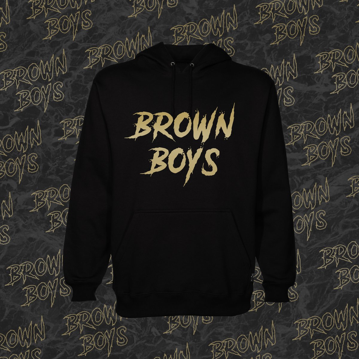 KIDS HOODIE / Brown Boys Clothing