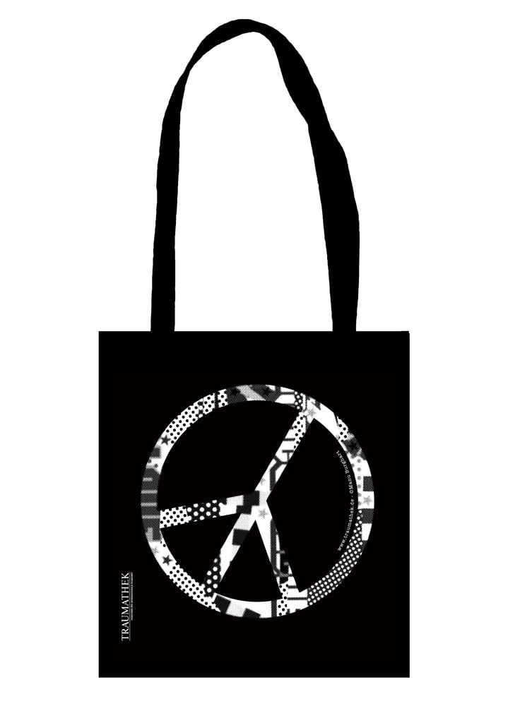 25% sale discount! Traumathek Peace Tasche Schwarz