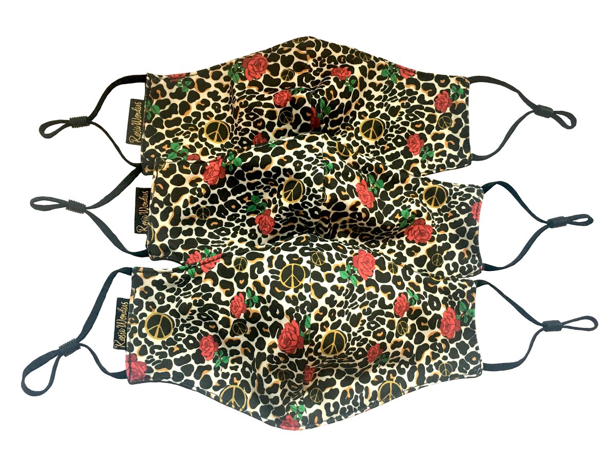 Peace Leopard Face Covering - **25% Discount from £14.99**