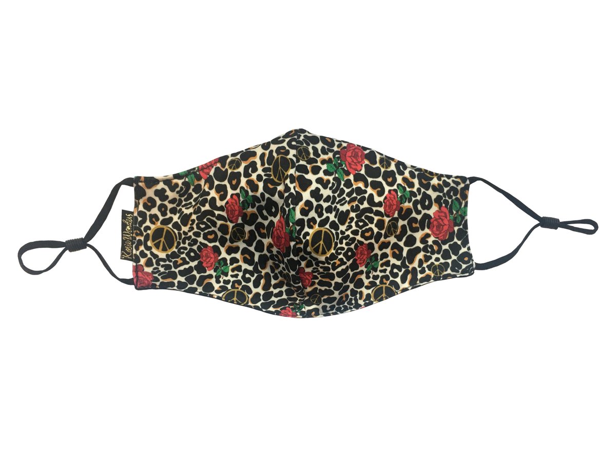Peace Leopard Face Covering - **50% Discount from £14.99**