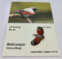 Image 1 of Wallcreeper - No.50 - UK Birding Series