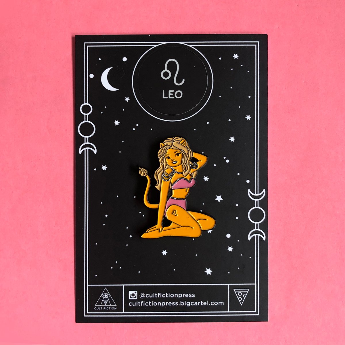 Image of Leo Zodiac Enamel Pin