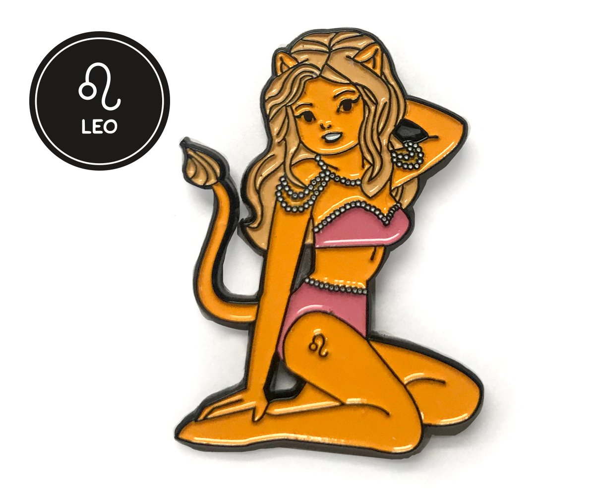 Leo Zodiac Enamel Pin