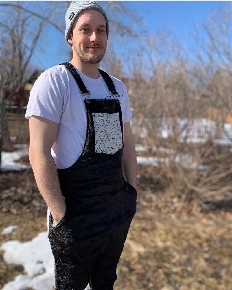 Image of Customizable Velvet Unisex Overalls