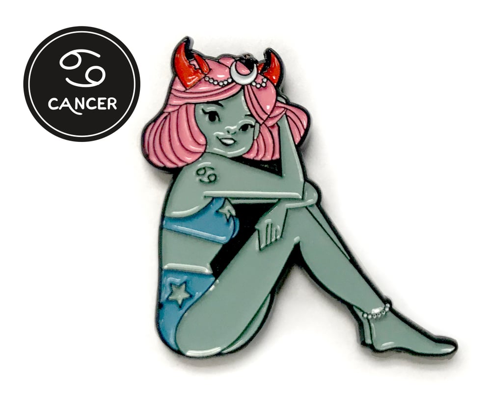 Image of Cancer Zodiac Enamel Pin