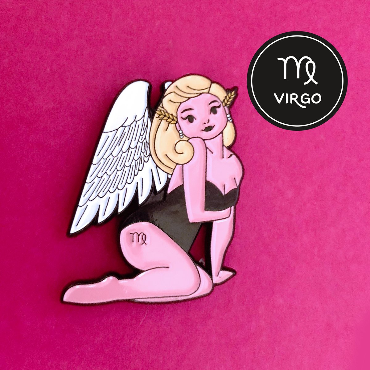 Image of Virgo Zodiac Enamel Pin