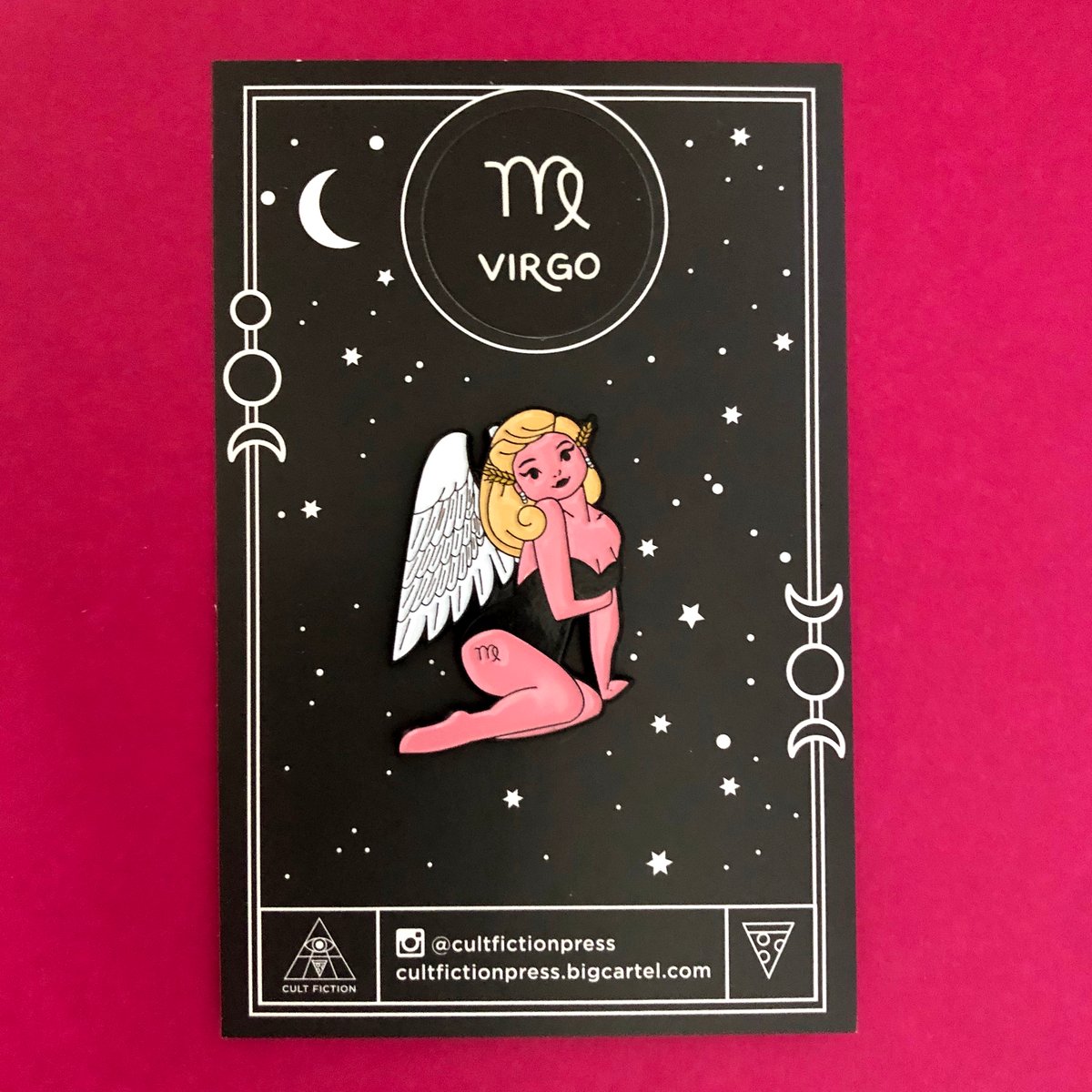 Image of Virgo Zodiac Enamel Pin