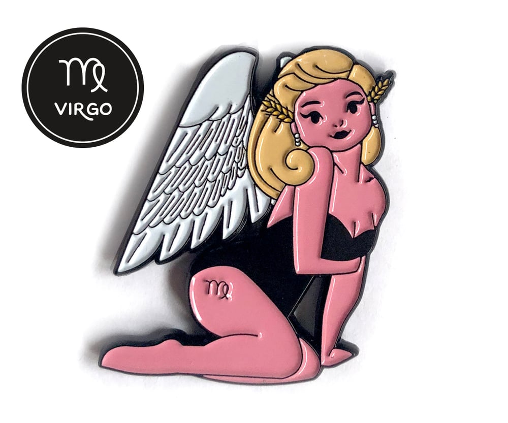 Image of Virgo Zodiac Enamel Pin