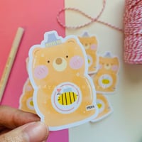 Image 5 of Honey Bear Vinyl Sticker 