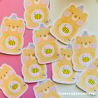 Image 1 of Honey Bear Vinyl Sticker 