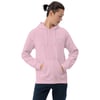 HOODIE BASIC BRAND EMBROIDERED LIGHT PINK