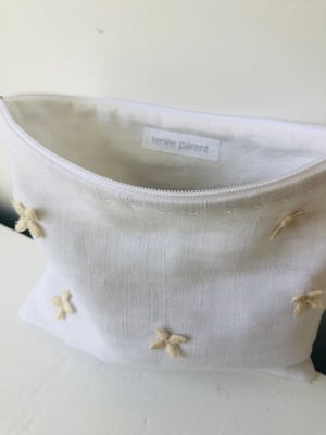 Image of matilde vintage flower linen bag