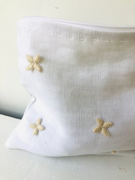Image of matilde vintage flower linen bag