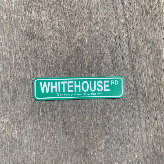 Image of Tyler Childers fan art - WHITEHOUSE ROAD sticker 