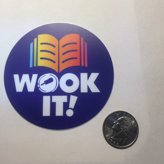 Image of WOOK IT sticker