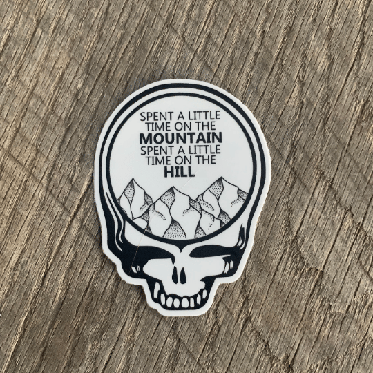 Image of SPENT A LITTLE TIME ON THE MOUNTAIN sticker
