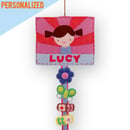 Image 1 of red - superstar hair clip & ponytail holder