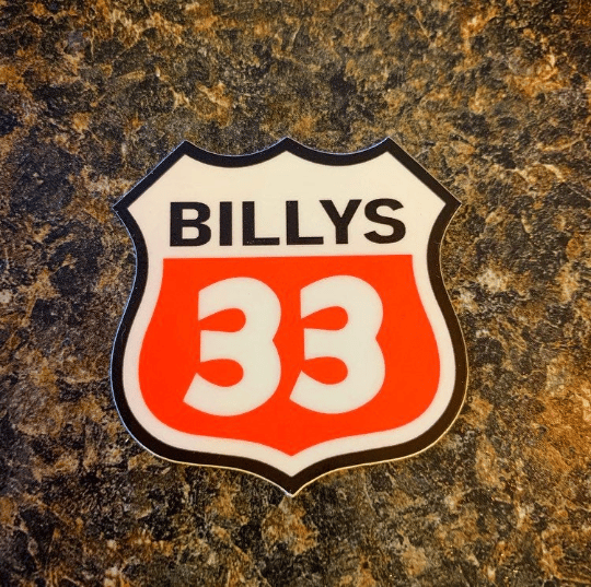 Image of Billy Strings fan art - BILLYS 33 sticker