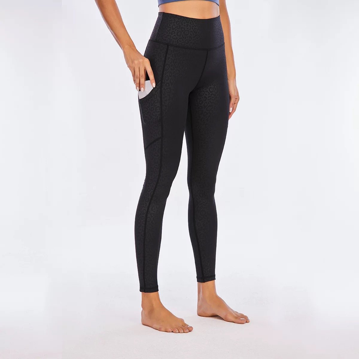 No Limit Fit Pro — CHEETAH PRINT LEGGINGS BLACK