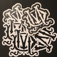 "DM Monogram" Die-cut Sticker