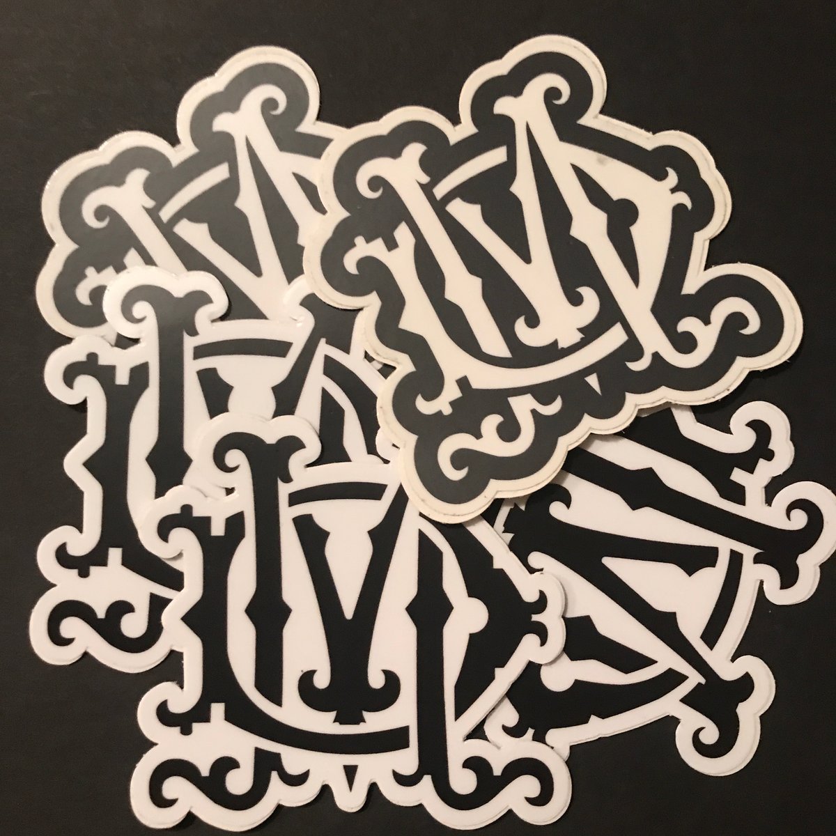 "DM Monogram" Die-cut Sticker | danielmdesigns