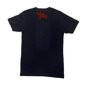 Image of Ghost Tee in Charcoal/Red/White