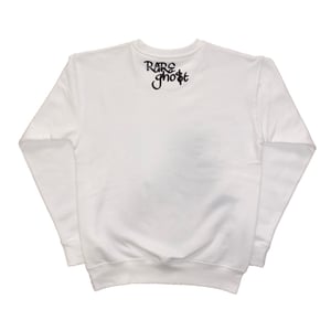Image of Ghost Crewneck in White/Black