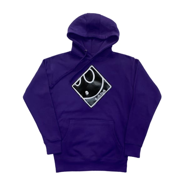 Image of Ghost Hoodie in Purple/White/Black