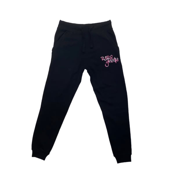 Image of Ghost Sweatpants in Black/Pink Camouflage 
