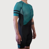 Image 4 of Men's Slice Half Sleeve Trisuit