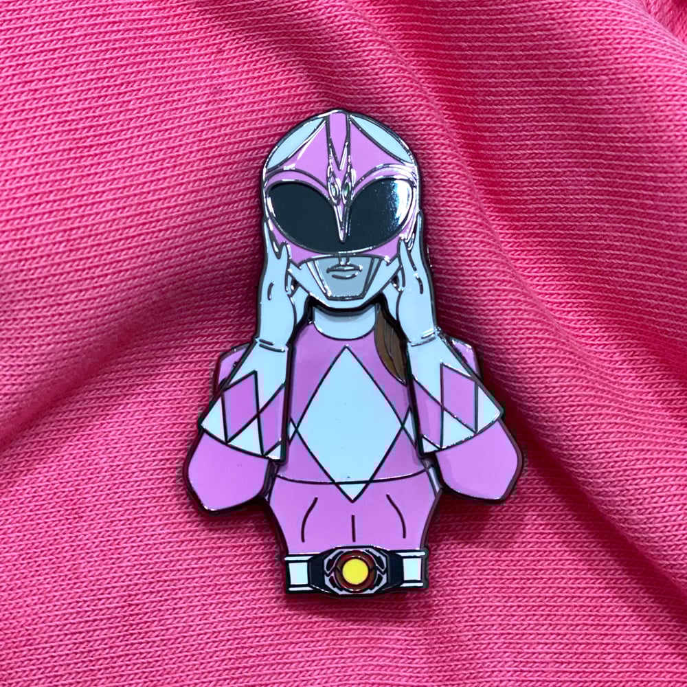 Image of Zyu/MMPR Pink Slider Pin