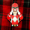 Zyu/MMPR Red Slider Pin