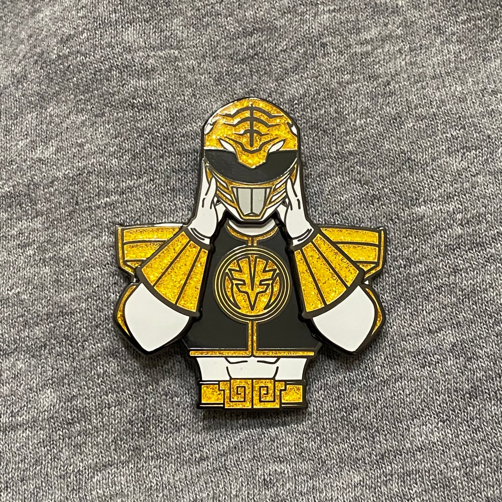 Image of Dairanger/MMPR White Slider Pin
