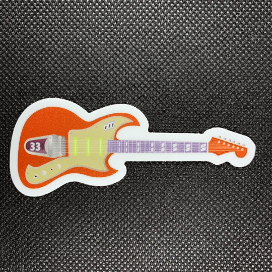 Image of Billy Strings fan art - PRISON GUITAR sticker