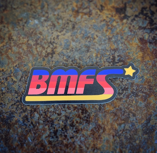 Image of Billy Strings fan art - BMFS TRACKSUIT COLORS sticker